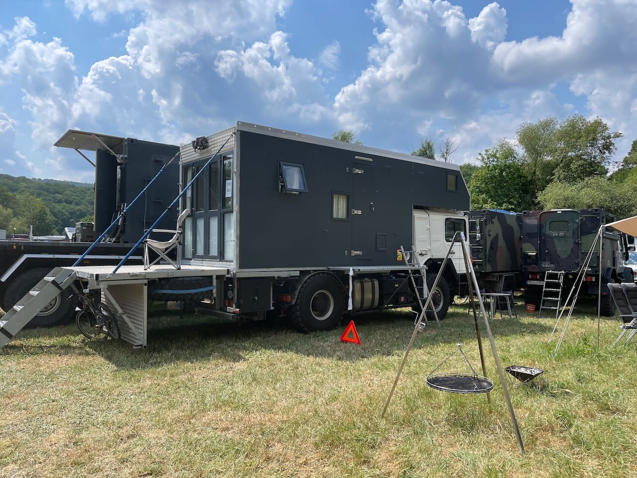 LKW mit Terrasse