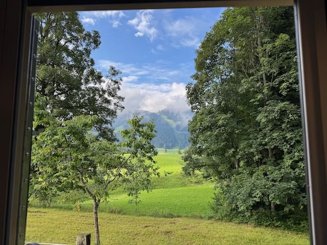 Blick aus der Kabine