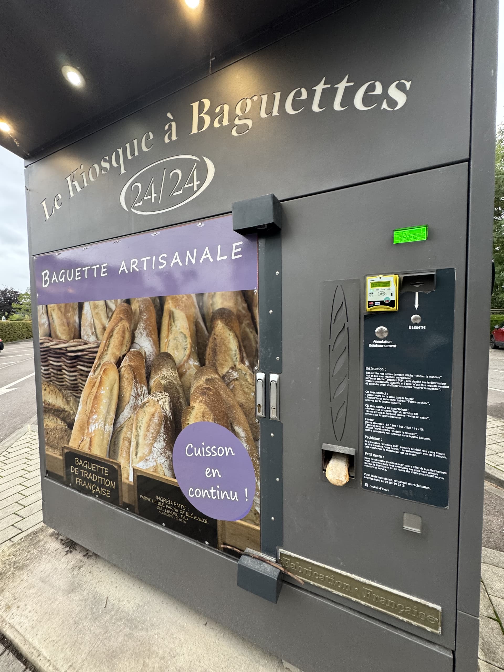 Automat für Baguettes