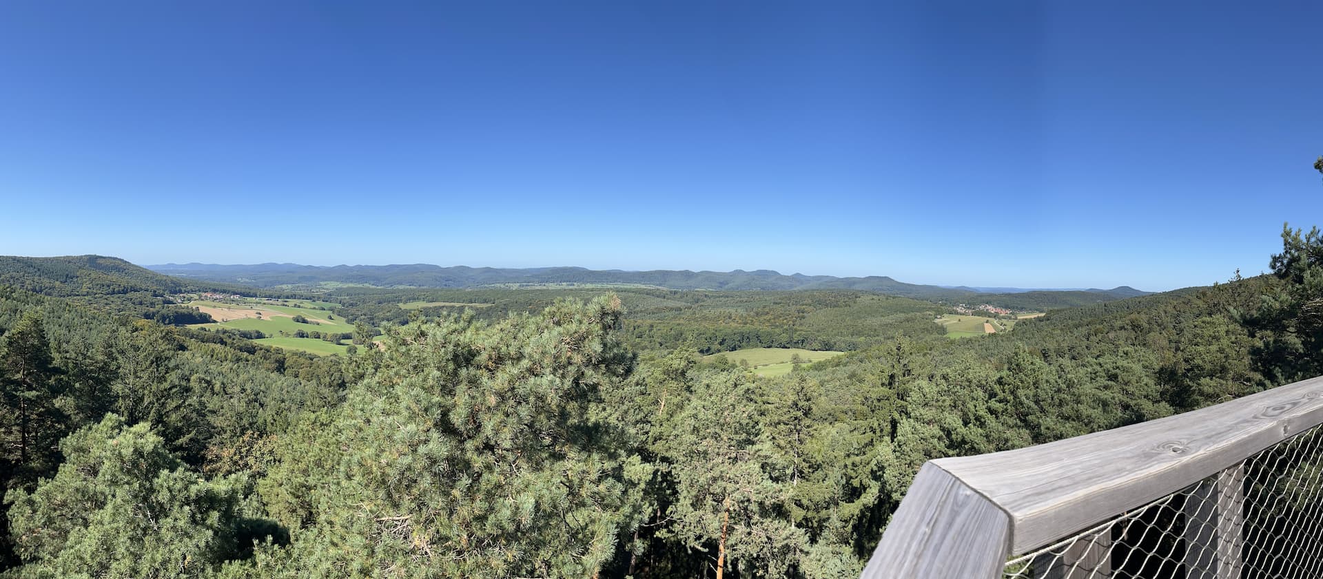 Blick vom Aussichtsturm