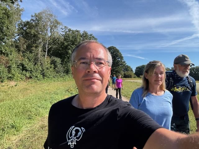 Bei bestem Wetter unterweges