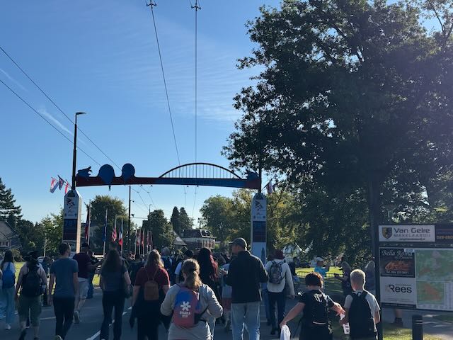 Start des Wandeltocht