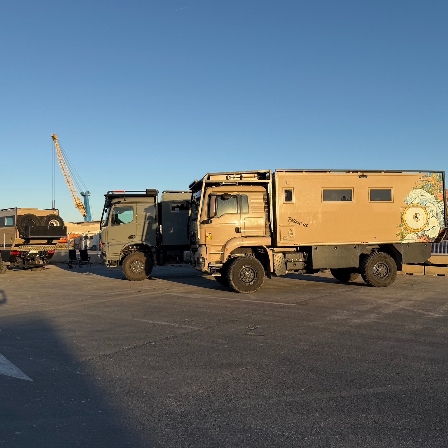 Trucks im Hafen von Almería